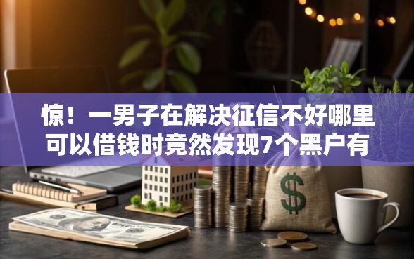 惊！一男子在解决征信不好哪里可以借钱时竟然发现7个黑户有逾期平台能放款，事后分享了出来