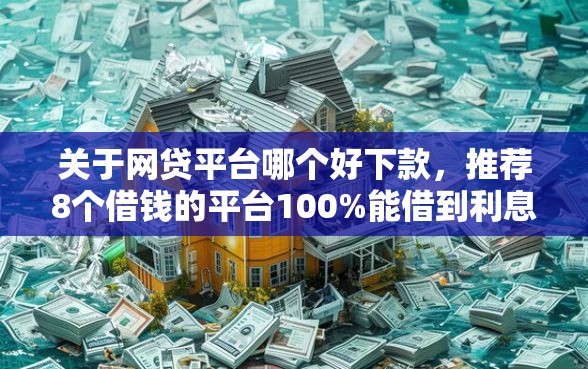 关于网贷平台哪个好下款，推荐8个借钱的平台100%能借到利息低给你