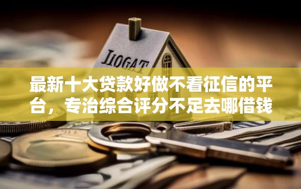 最新十大贷款好做不看征信的平台，专治综合评分不足去哪借钱