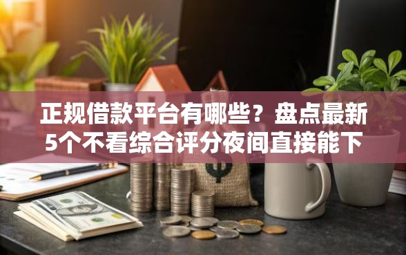正规借款平台有哪些？盘点最新5个不看综合评分夜间直接能下款又正规的平台