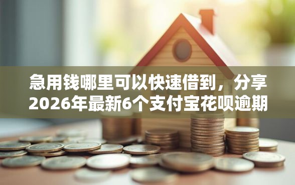 急用钱哪里可以快速借到，分享2026年最新6个支付宝花呗逾期万元快速贷款平台