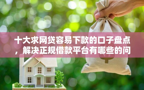 十大求网贷容易下款的口子盘点，解决正规借款平台有哪些的问题