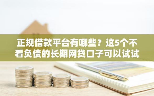 正规借款平台有哪些？这5个不看负债的长期网贷口子可以试试