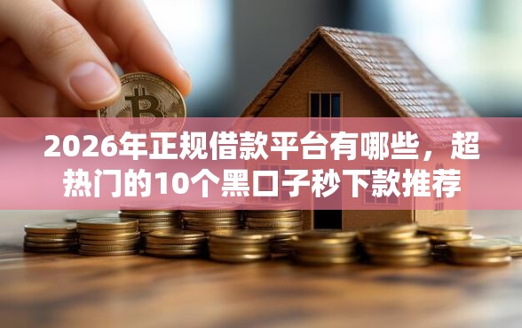 2026年正规借款平台有哪些，超热门的10个黑口子秒下款推荐