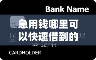 急用钱哪里可以快速借到的话，可以看看这5个最快贷款平台