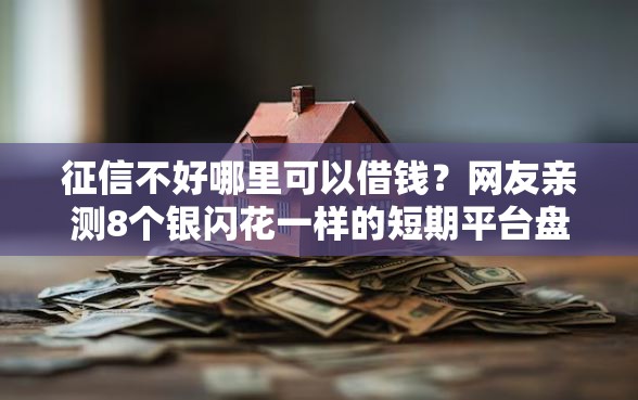 征信不好哪里可以借钱？网友亲测8个银闪花一样的短期平台盘点