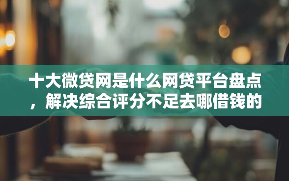 十大微贷网是什么网贷平台盘点，解决综合评分不足去哪借钱的问题