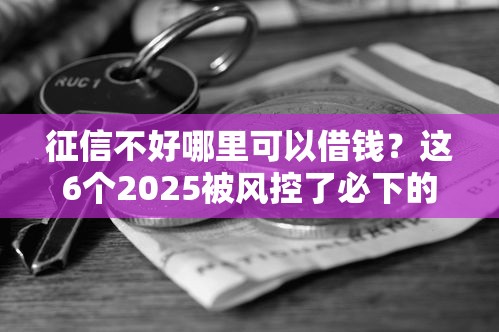 征信不好哪里可以借钱？这6个2025被风控了必下的口子值得一试