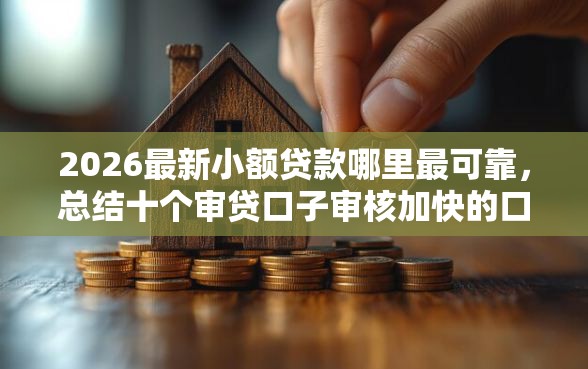 2026最新小额贷款哪里最可靠，总结十个审贷口子审核加快的口子！
