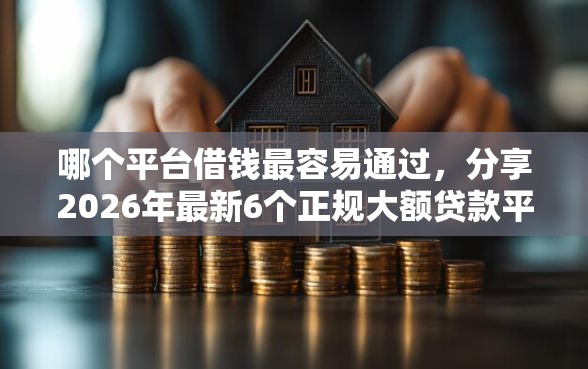 哪个平台借钱最容易通过，分享2026年最新6个正规大额贷款平台