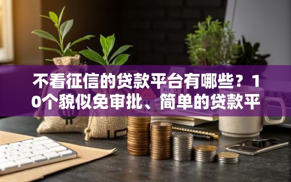 不看征信的贷款平台有哪些？10个貌似免审批、简单的贷款平台合集