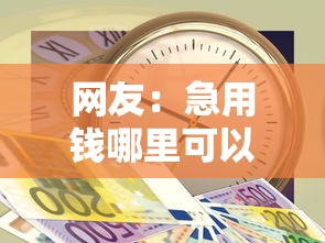 网友：急用钱哪里可以快速借到？求介绍几款借钱易通过的平台