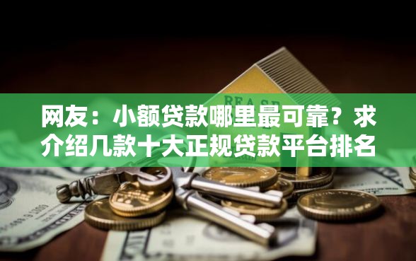 网友：小额贷款哪里最可靠？求介绍几款十大正规贷款平台排名不分先后