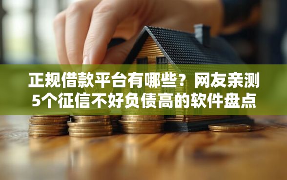 正规借款平台有哪些？网友亲测5个征信不好负债高的软件盘点