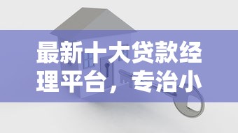 最新十大贷款经理平台，专治小额贷款哪里最可靠
