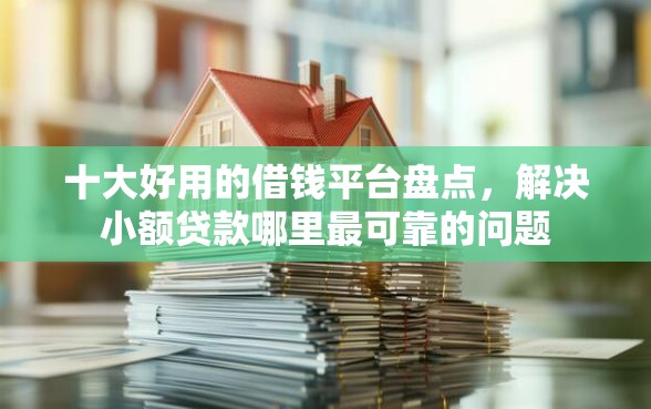 十大好用的借钱平台盘点，解决小额贷款哪里最可靠的问题