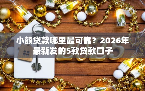 小额贷款哪里最可靠？2026年最新发的5款贷款口子