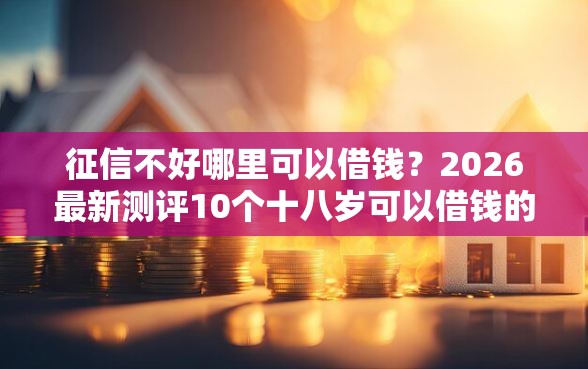 征信不好哪里可以借钱？2026最新测评10个十八岁可以借钱的平台