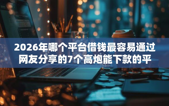 2026年哪个平台借钱最容易通过网友分享的7个高炮能下款的平台我觉得不错！