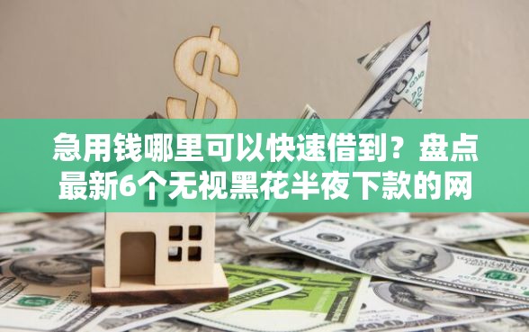 急用钱哪里可以快速借到？盘点最新6个无视黑花半夜下款的网贷软件