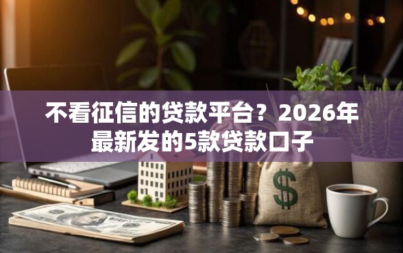 不看征信的贷款平台？2026年最新发的5款贷款口子