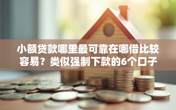 小额贷款哪里最可靠在哪借比较容易？类似强制下款的6个口子参考