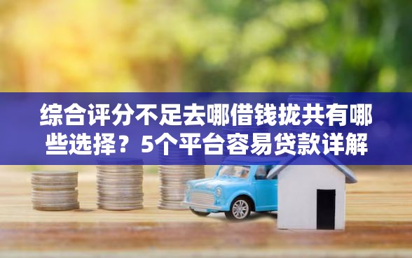 综合评分不足去哪借钱拢共有哪些选择？5个平台容易贷款详解