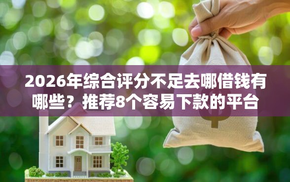 2026年综合评分不足去哪借钱有哪些？推荐8个容易下款的平台