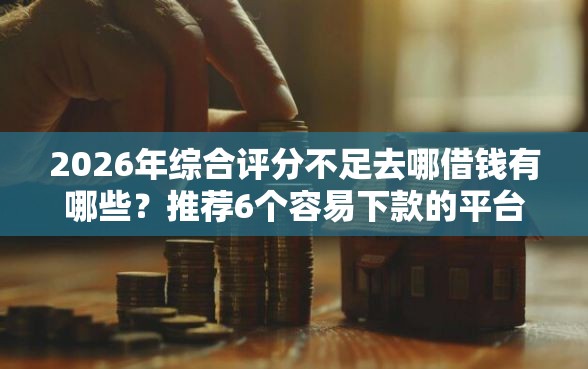 2026年综合评分不足去哪借钱有哪些？推荐6个容易下款的平台