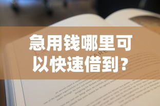 急用钱哪里可以快速借到？这5个平台借钱不还怎么处理值得一试