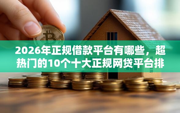 2026年正规借款平台有哪些，超热门的10个十大正规网贷平台排名不分先后推荐