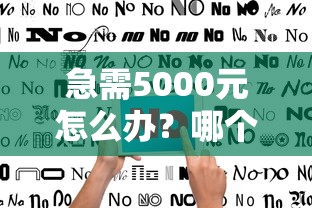 急需5000元怎么办？哪个平台借钱最容易通过试试这7个无门槛平台