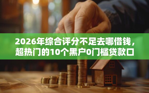 2026年综合评分不足去哪借钱，超热门的10个黑户0门槛贷款口子推荐