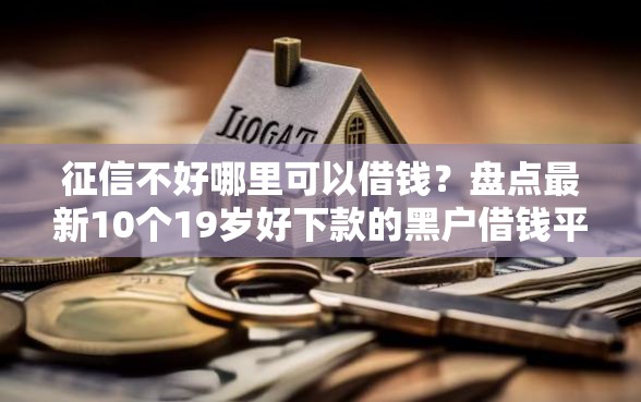 征信不好哪里可以借钱？盘点最新10个19岁好下款的黑户借钱平台