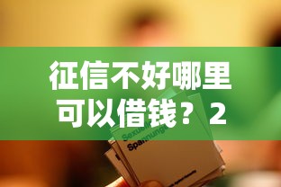 征信不好哪里可以借钱？2026最新测评10个不看年龄征信负债的平台