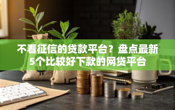 不看征信的贷款平台？盘点最新5个比较好下款的网贷平台