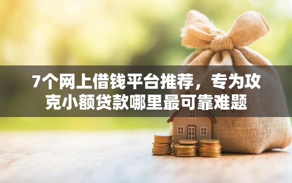 7个网上借钱平台推荐，专为攻克小额贷款哪里最可靠难题