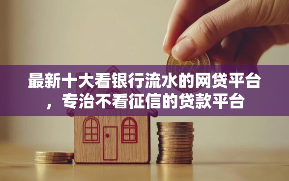 最新十大看银行流水的网贷平台,专治不看征信的贷款平台 最新十大看银行流水的网贷平台,专治不看征信的贷款平台