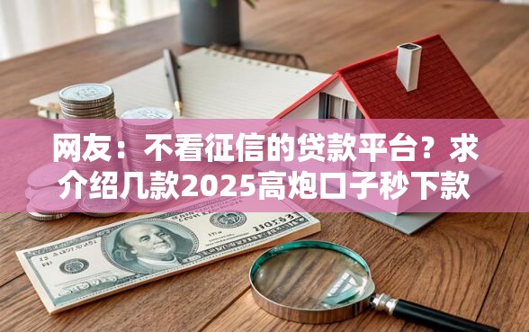 网友：不看征信的贷款平台？求介绍几款2025高炮口子秒下款