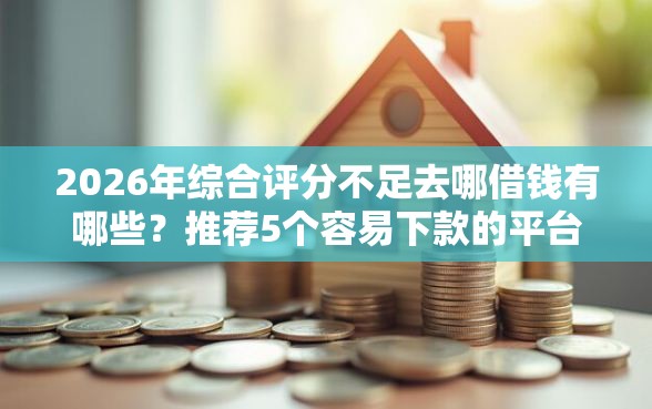 2026年综合评分不足去哪借钱有哪些？推荐5个容易下款的平台