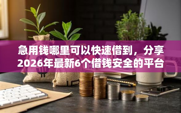 急用钱哪里可以快速借到，分享2026年最新6个借钱安全的平台