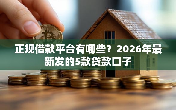 正规借款平台有哪些？2026年最新发的5款贷款口子