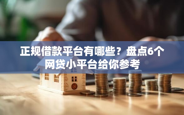 正规借款平台有哪些？盘点6个网贷小平台给你参考