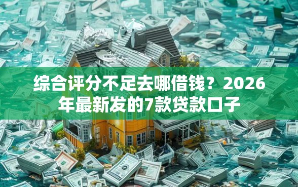 综合评分不足去哪借钱？2026年最新发的7款贷款口子