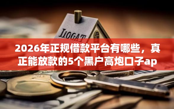 2026年正规借款平台有哪些，真正能放款的5个黑户高炮口子app下载推荐