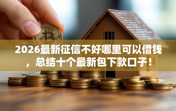 2026最新征信不好哪里可以借钱，总结十个最新包下款口子！
