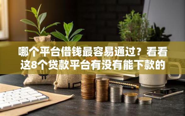 哪个平台借钱最容易通过？看看这8个贷款平台有没有能下款的