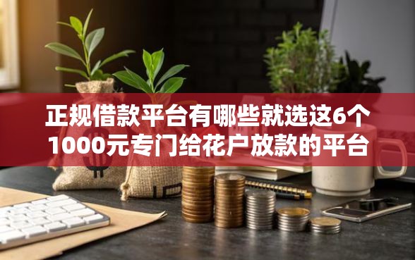 正规借款平台有哪些就选这6个1000元专门给花户放款的平台