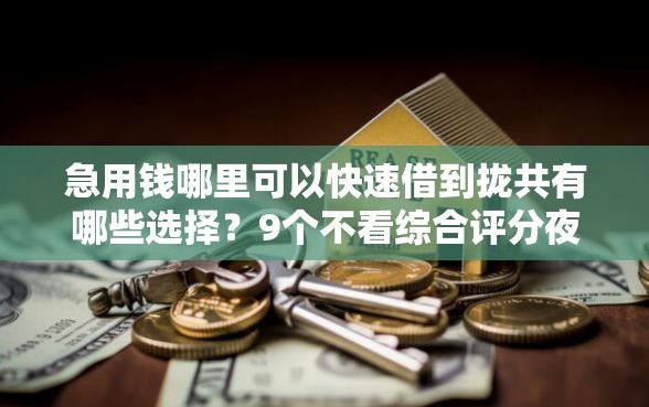 急用钱哪里可以快速借到拢共有哪些选择?9个不看综合评分夜间直接能下款又正规的平台详解 急用钱哪里可以快速借到拢共有哪些选择?9个不看综合评分夜间直接能下款又正规的平台详解