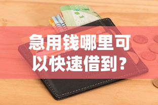 急用钱哪里可以快速借到？2026最新测评10个不看征信容易通过的贷款平台